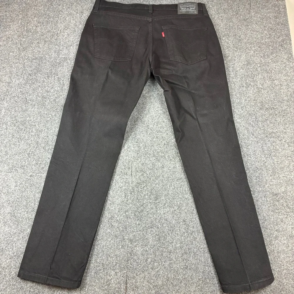 Levis 511 Slim Fit Jeans Mens Size 36x30 Black Denim Pants 04511-1907